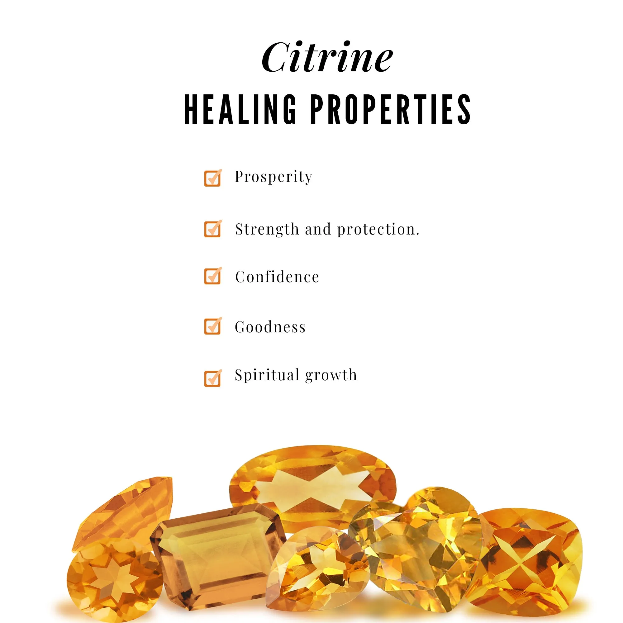 2 CT Asscher Cut Citrine Solitaire Ring with Moissanite Side Stones