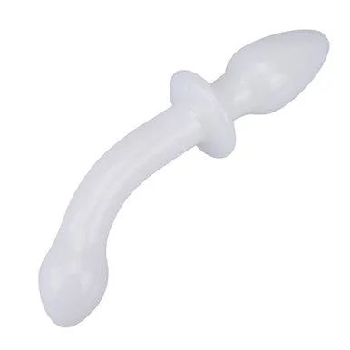 230467 - Lucent Pearl Double Ended Glass Massager
