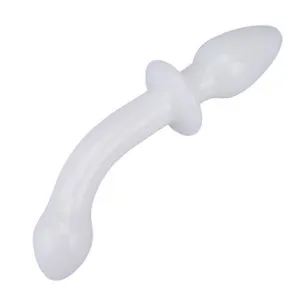 230467 - Lucent Pearl Double Ended Glass Massager