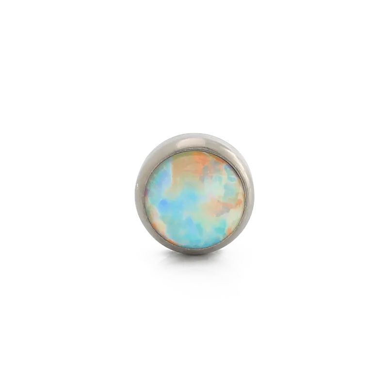 Cabochon - White Opal