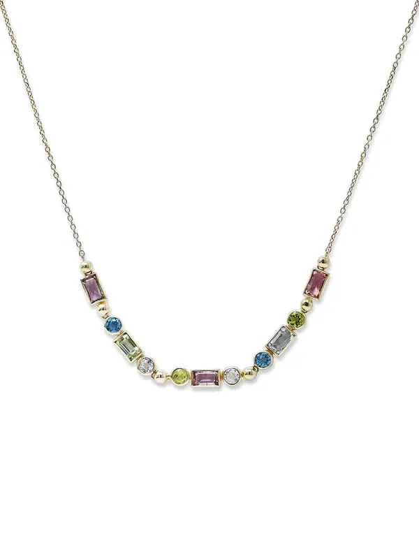 Cléo Baguette Mixte Necklace