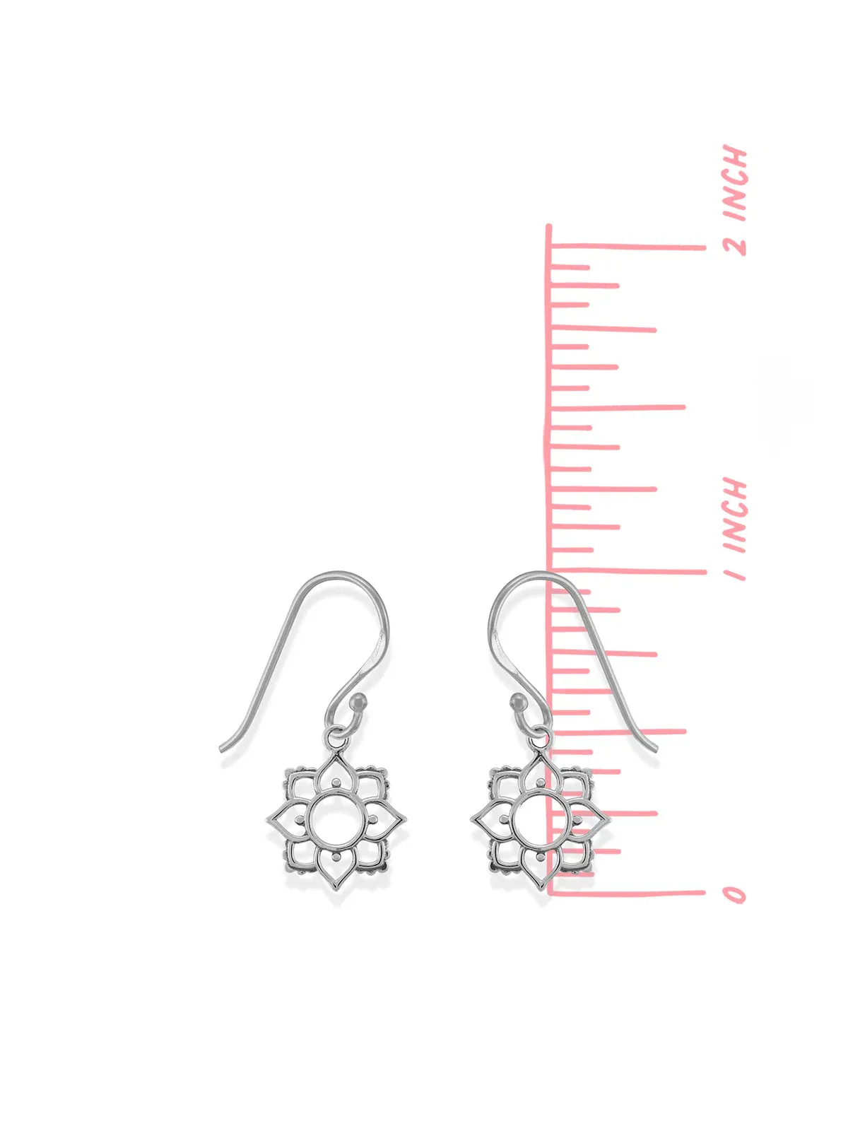 Cutout Flower Dangles by boma
