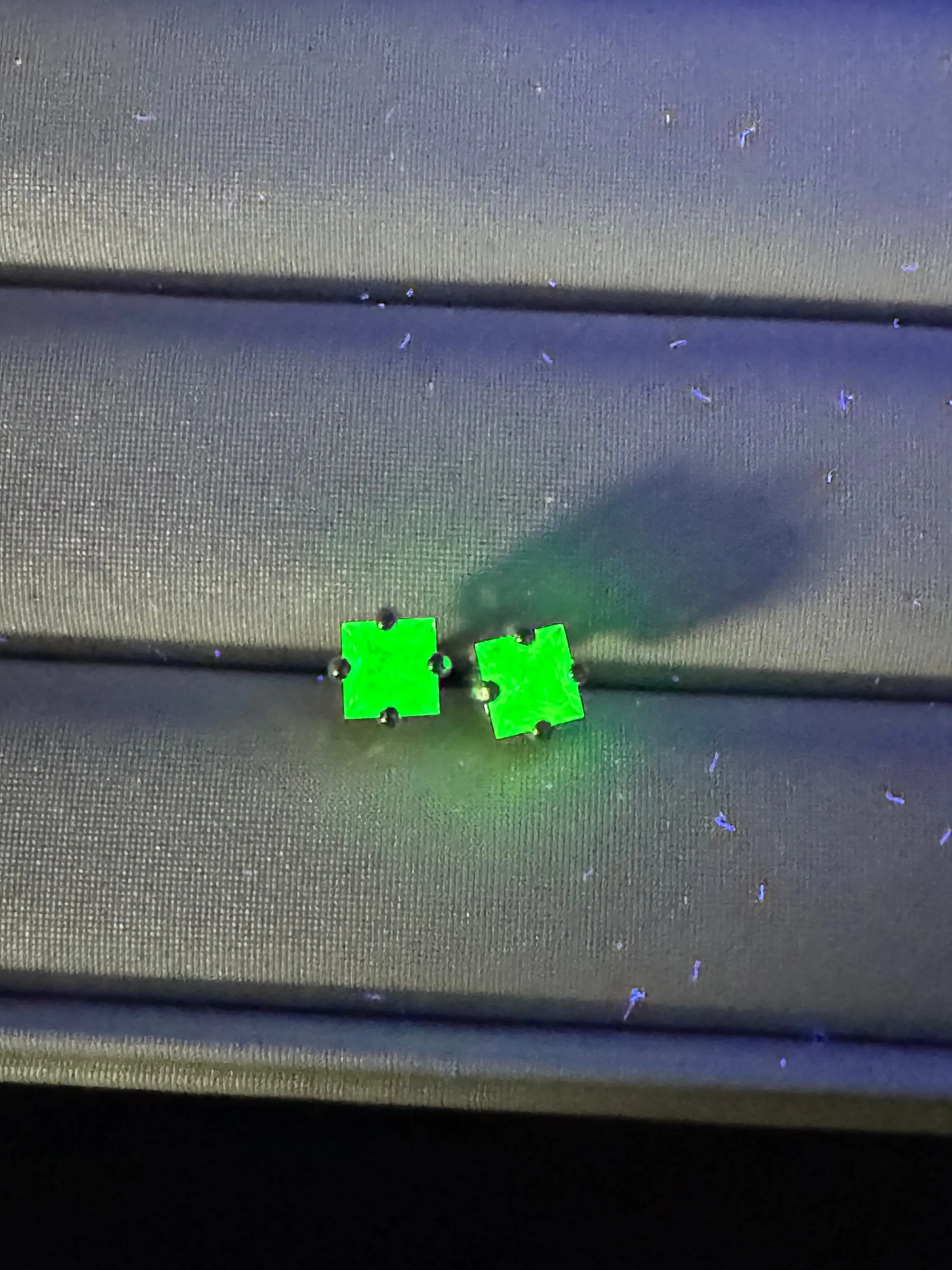 Hyalite Opal Earrings, Genuine Untreated Mexican Opals; 0.475cts