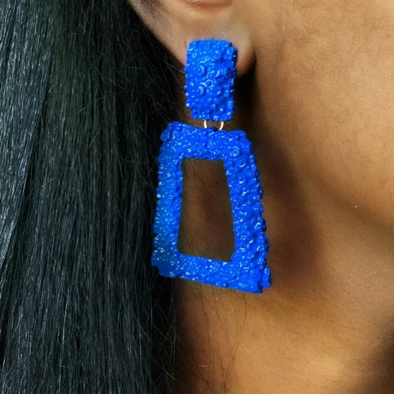 Kora Rectangle Drop Earrings