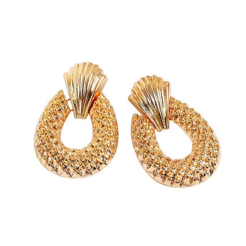 Layla Gold Pineapple Drop Earrings