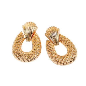 Layla Gold Pineapple Drop Earrings