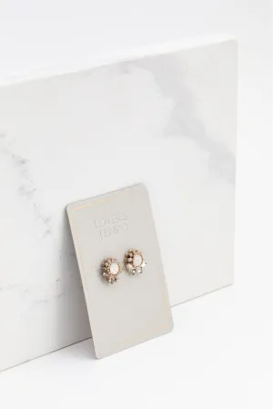 Lovers Tempo Amelia Earrings - White Opal