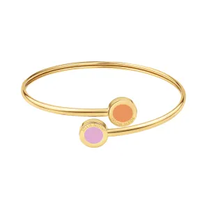 OCEAN APRICOT CRUSH AND FONDANT PINK CHIPS BANGLE