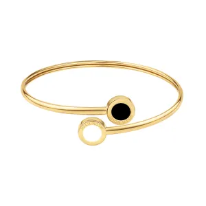 OCEAN BLACK AND WHITE CHIPS BANGLE