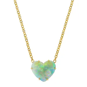 Signature Opal Heart Pendant Necklace