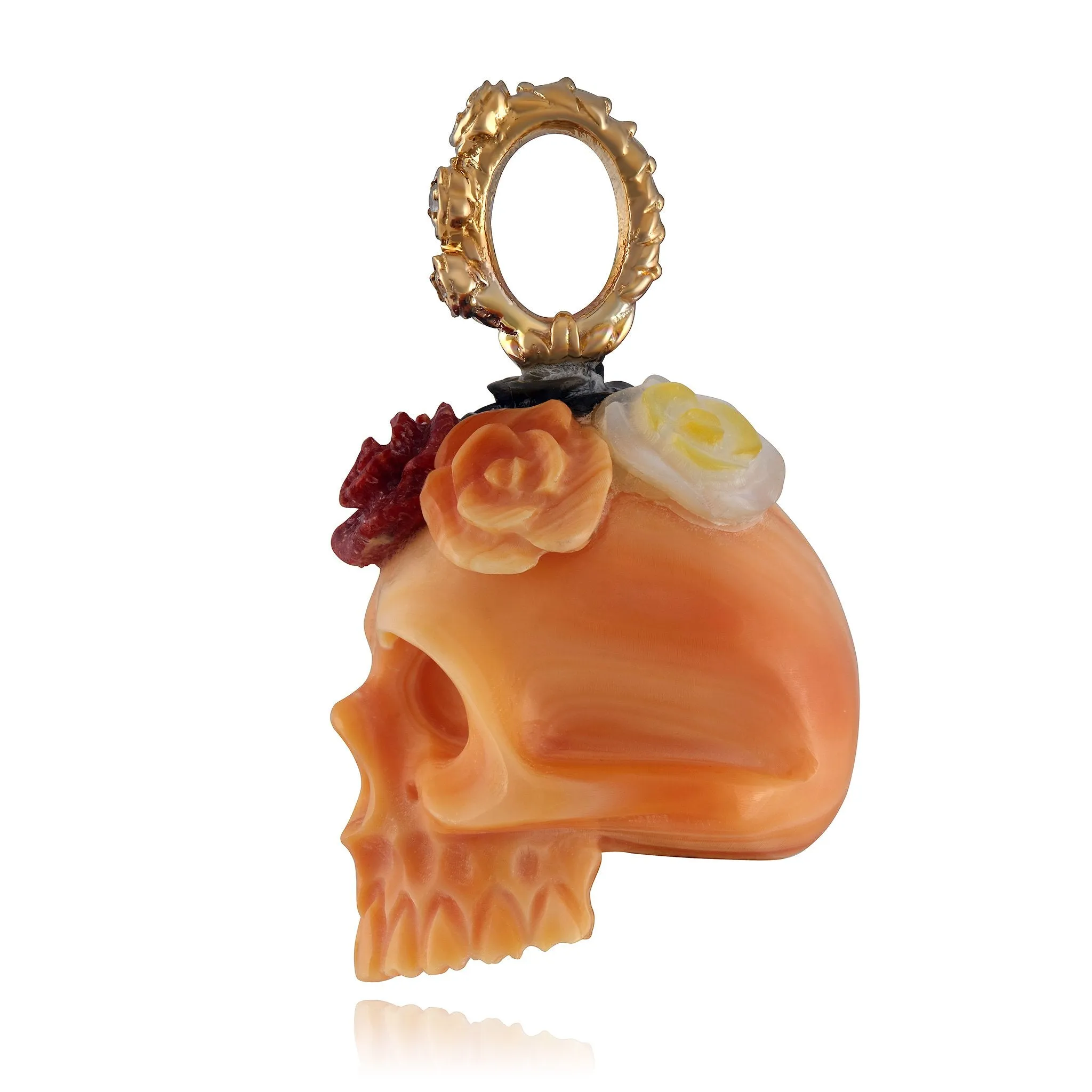 Skulls and Roses Pendant