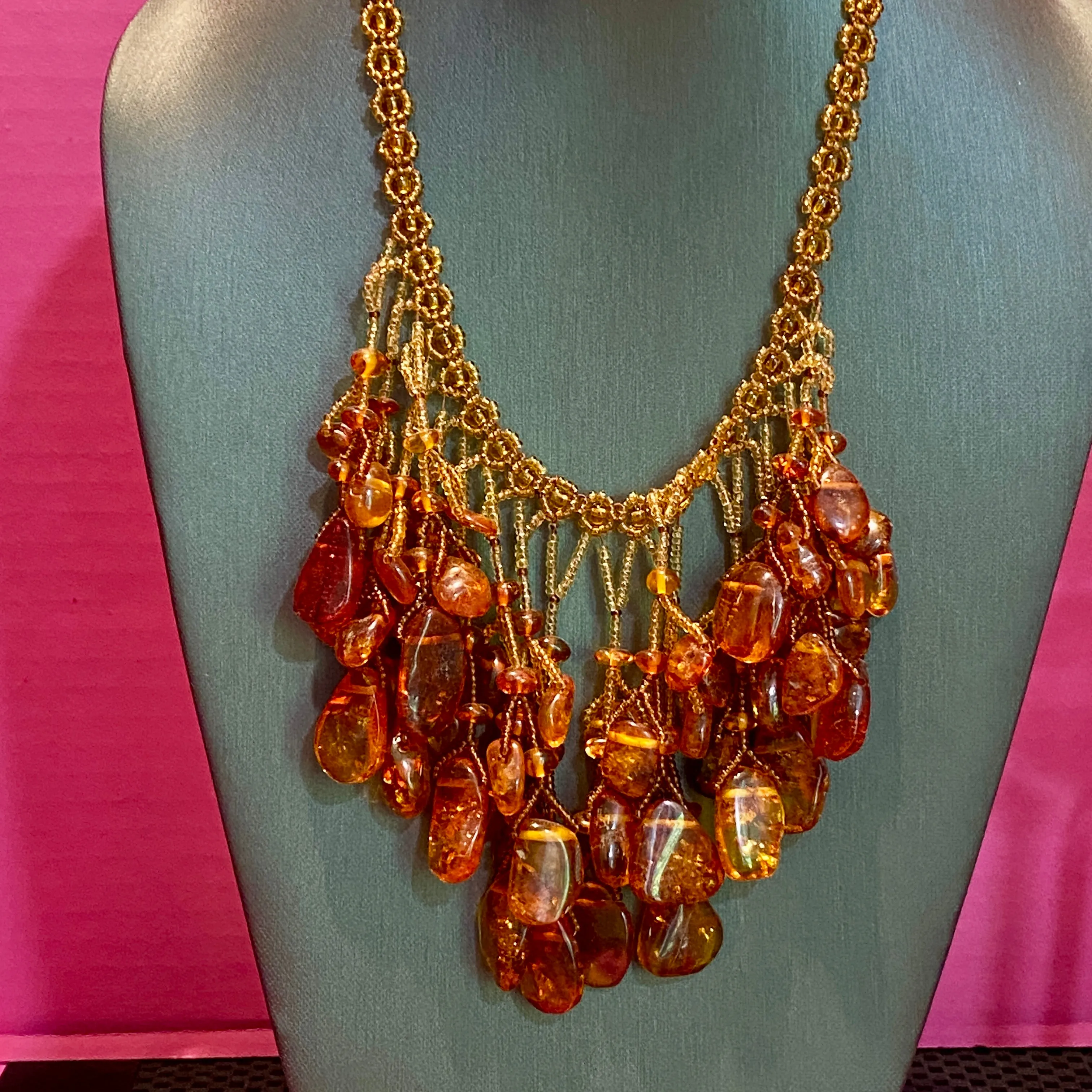 Very Chunky Amber Necklace